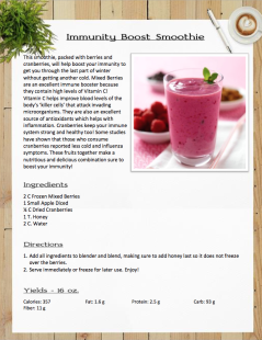 Immunity Booster Smoothie